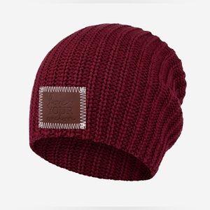 Love Your Melon Burgandy Beanie - One Size - NWOT